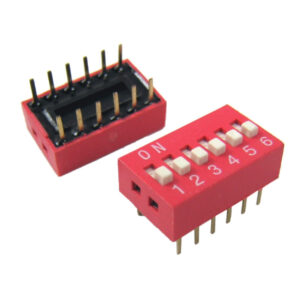 DIP Switch - 6 Way, Vertical